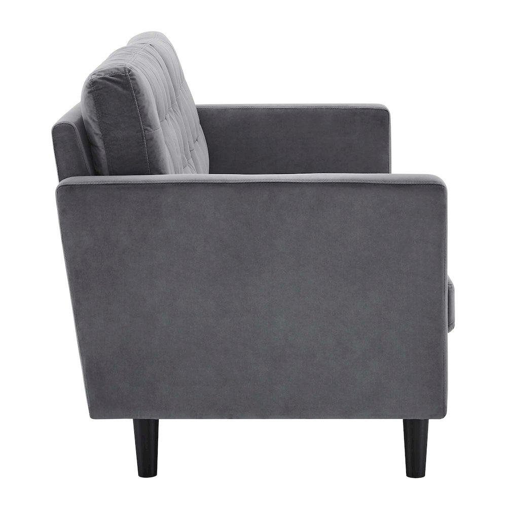Exalt Tufted Performance Velvet Sofa. Picture 2
