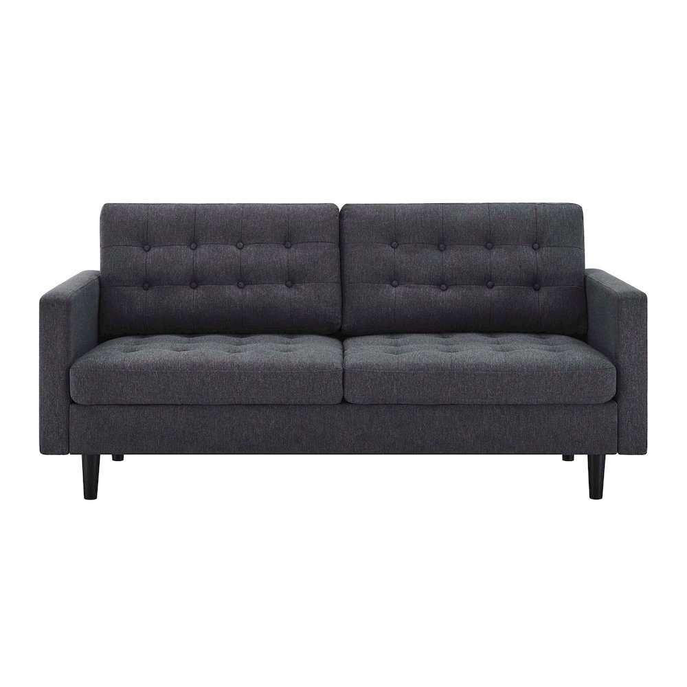 Exalt Tufted Fabric Sofa. Picture 4