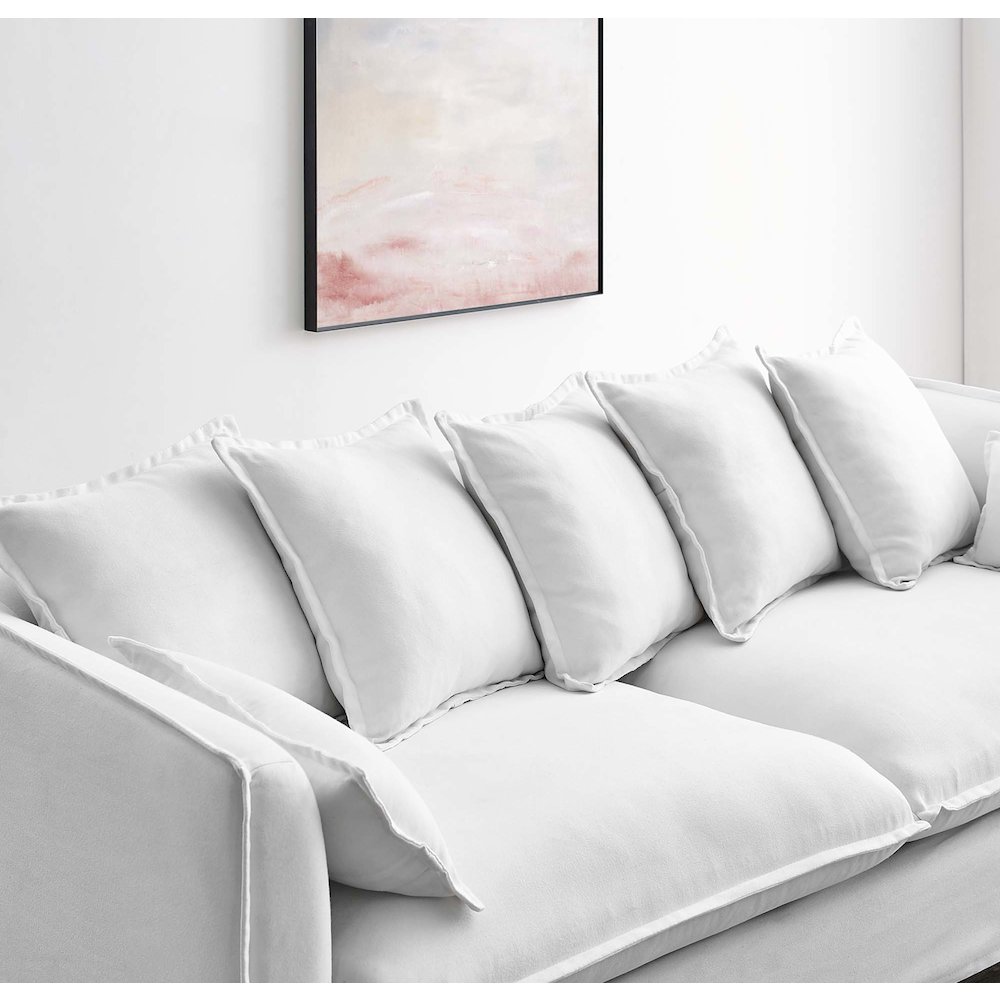 Avalon Slipcover Fabric Sofa. Picture 11