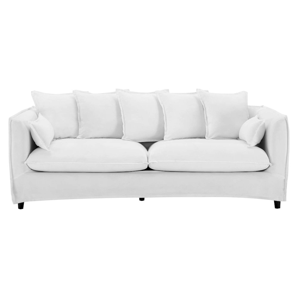 Avalon Slipcover Fabric Sofa. Picture 5