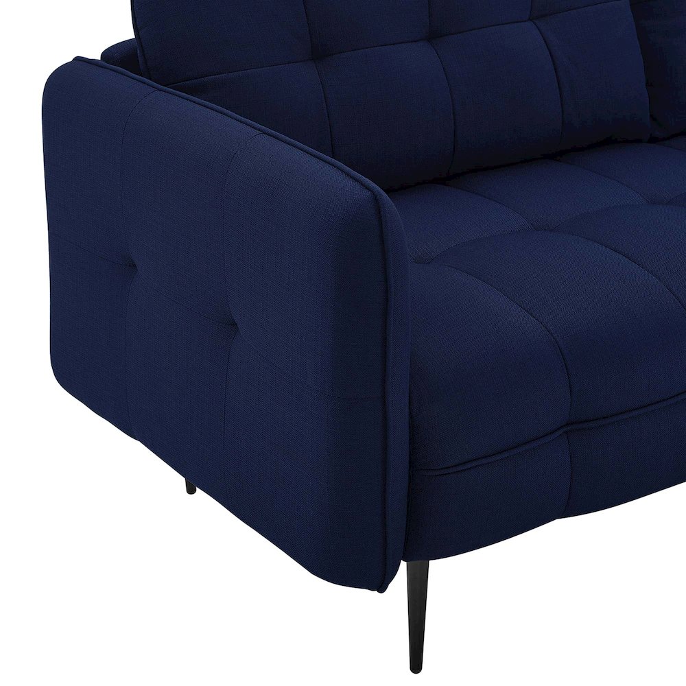 Cameron Tufted Fabric Sofa. Picture 6