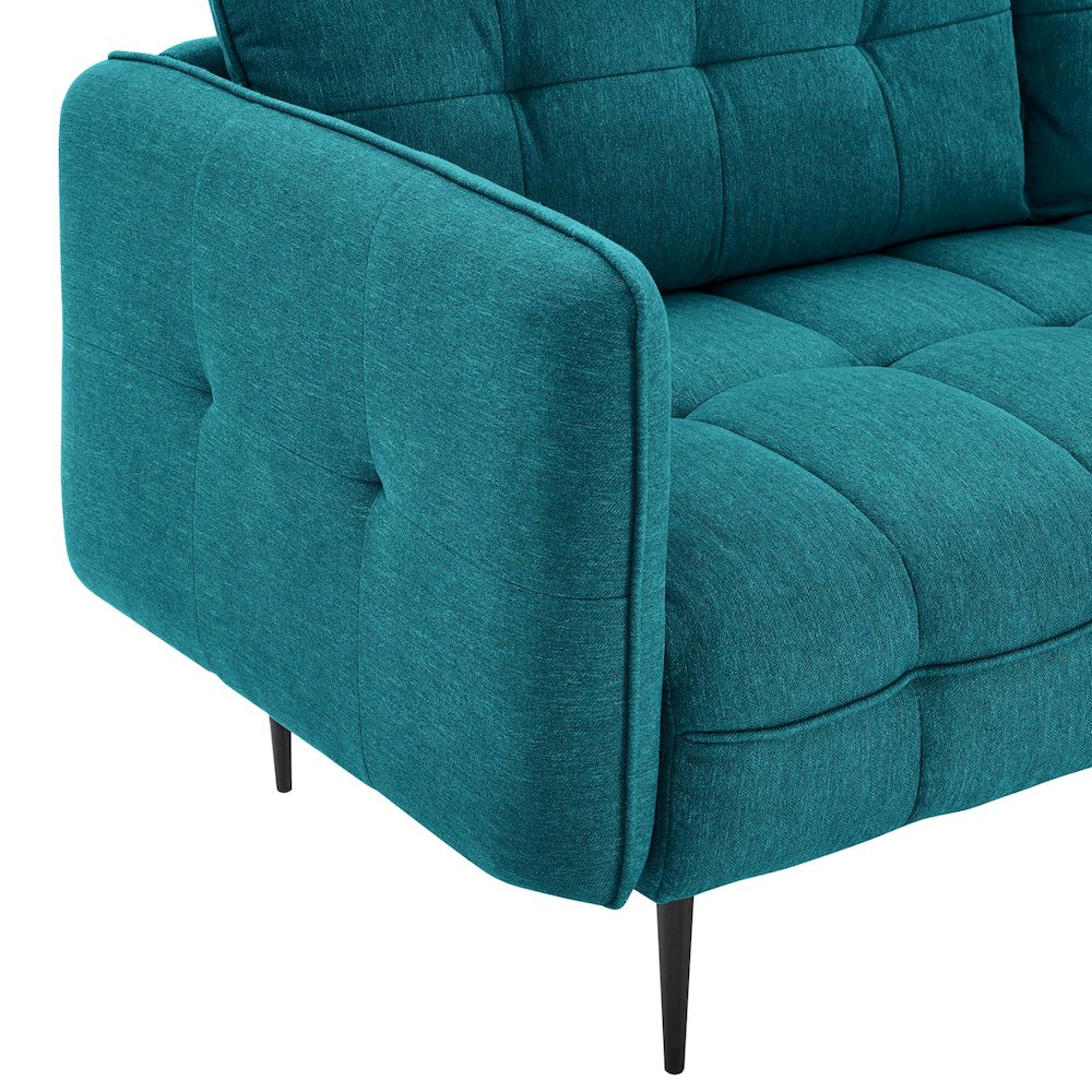 Cameron Tufted Fabric Sofa. Picture 5