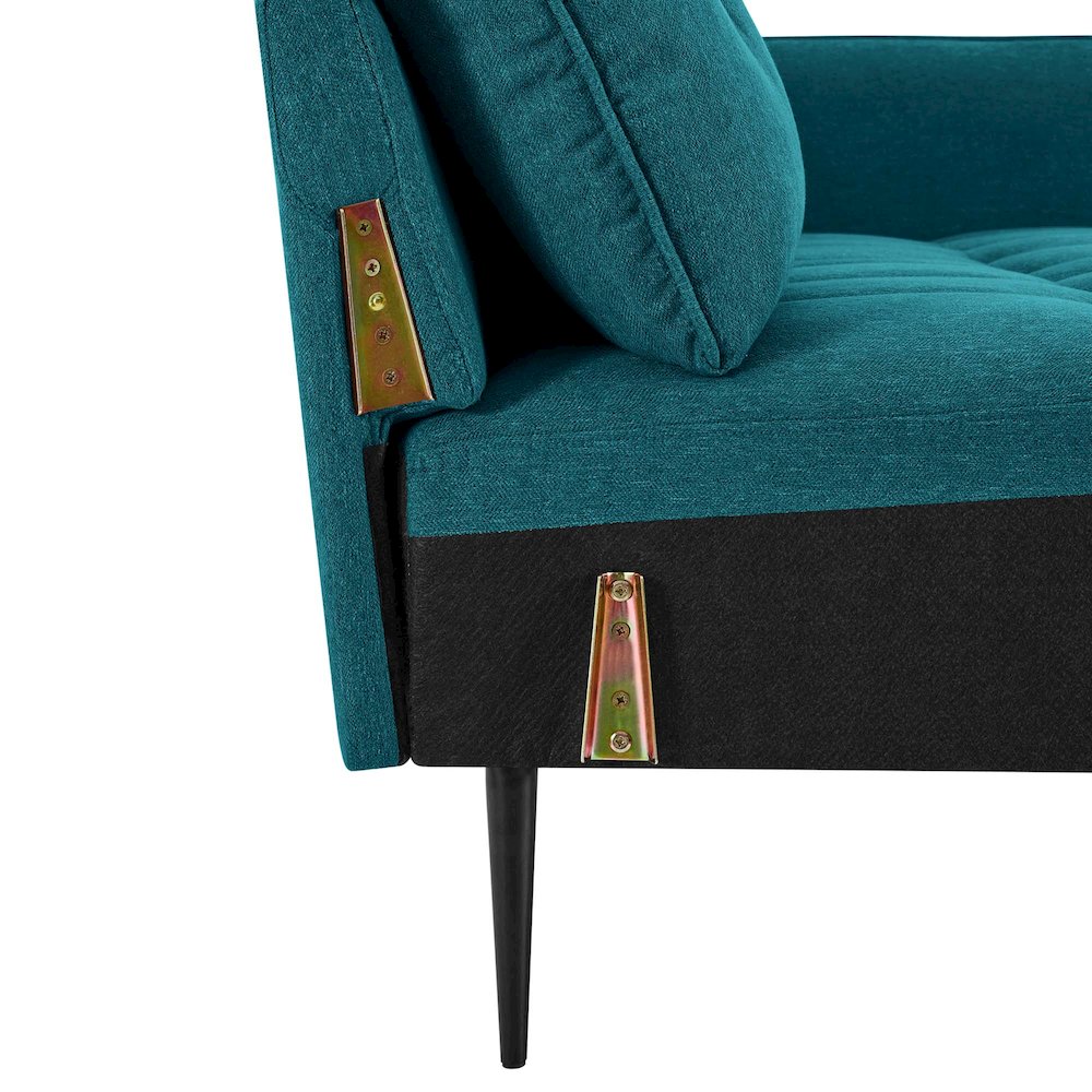 Cameron Tufted Fabric Sofa. Picture 7