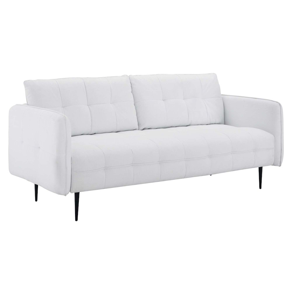 Cameron Tufted Fabric Sofa. Picture 1