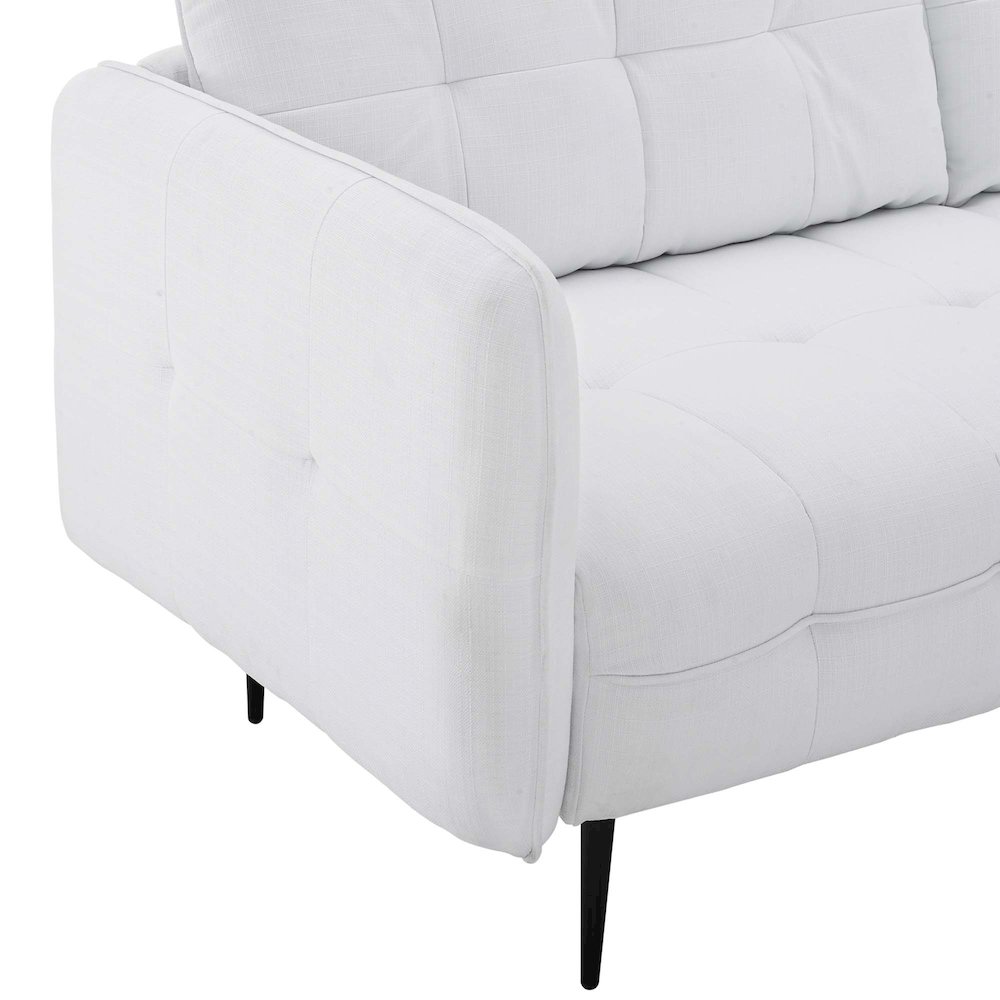 Cameron Tufted Fabric Sofa. Picture 6