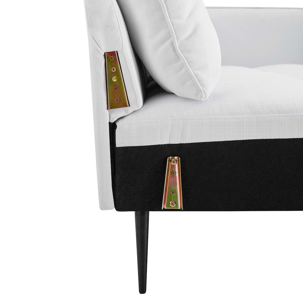 Cameron Tufted Fabric Sofa. Picture 8