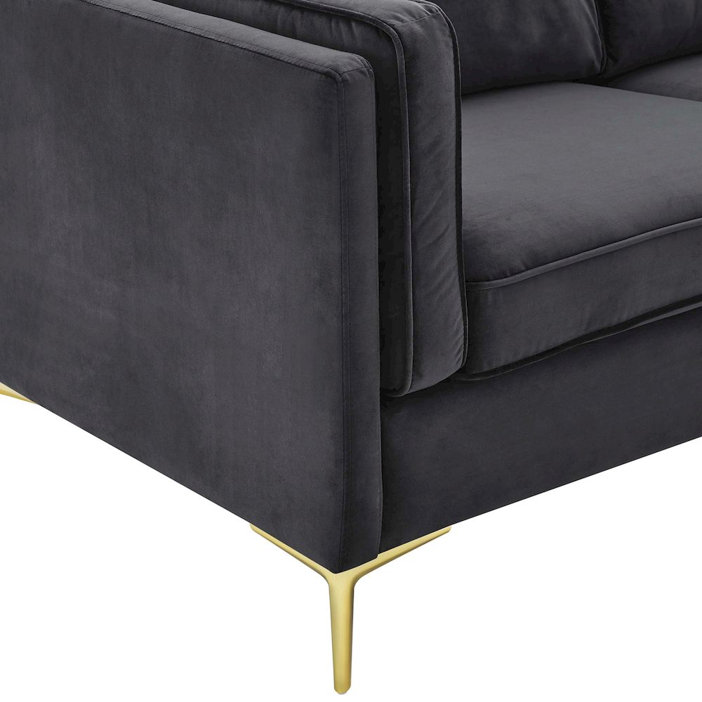 Kaiya Performance Velvet Sofa. Picture 8