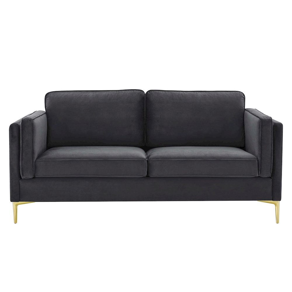 Kaiya Performance Velvet Sofa. Picture 6