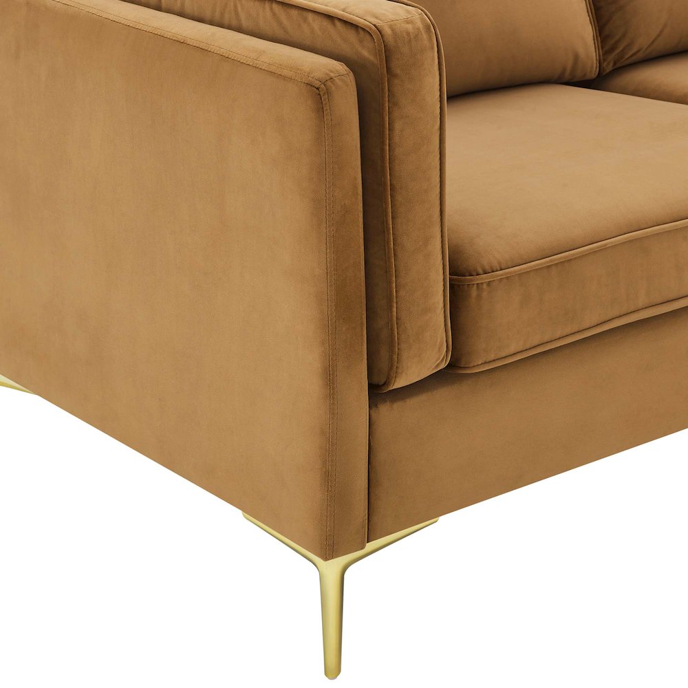 Kaiya Performance Velvet Sofa. Picture 8