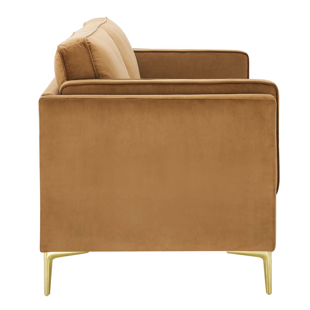 Kaiya Performance Velvet Sofa. Picture 4