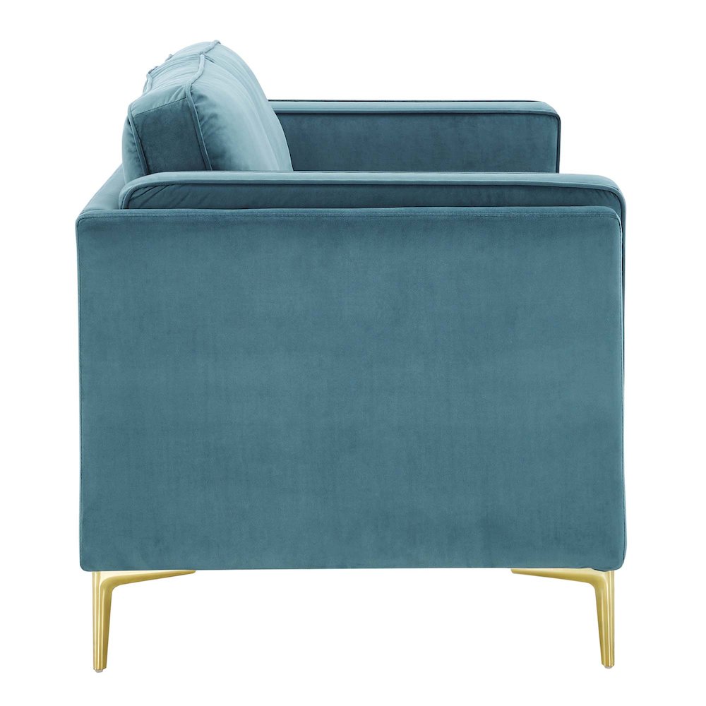 Kaiya Performance Velvet Sofa. Picture 5