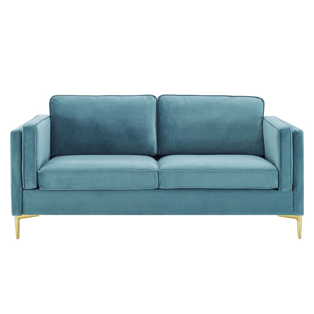 Kaiya Performance Velvet Sofa. Picture 7