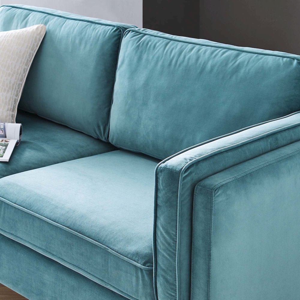 Kaiya Performance Velvet Sofa. Picture 9
