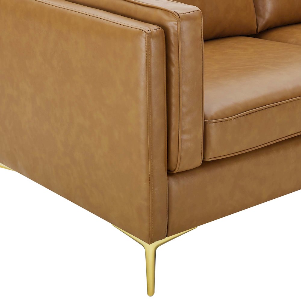 Kaiya Vegan Leather Sofa. Picture 8