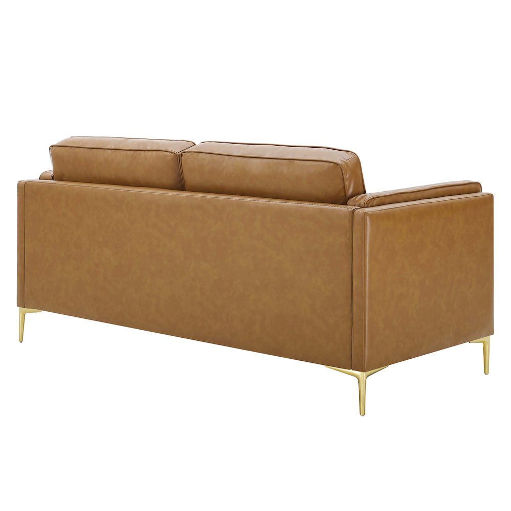 Kaiya Vegan Leather Sofa. Picture 5