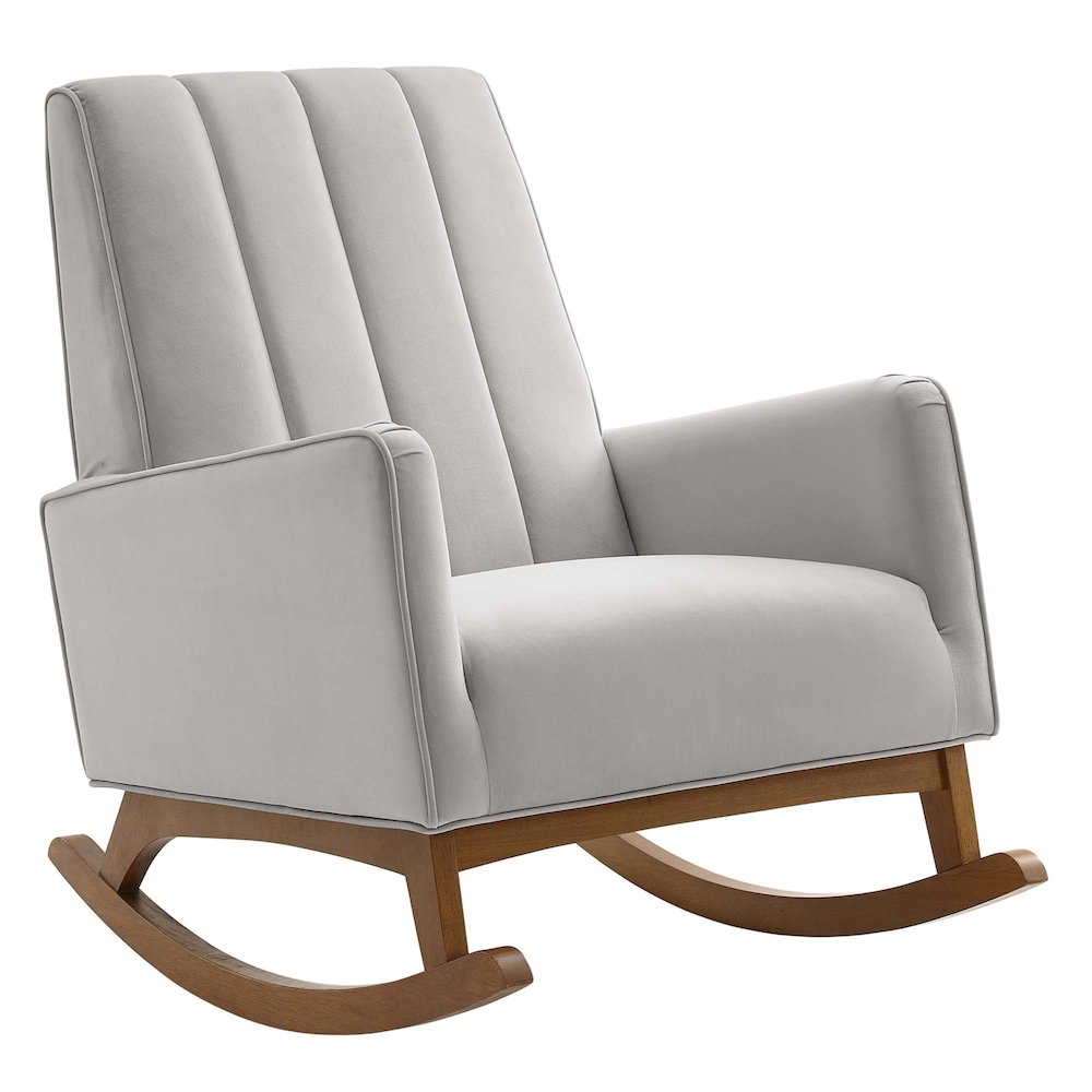 Sway Performance Velvet Rocking Chair. Picture 1