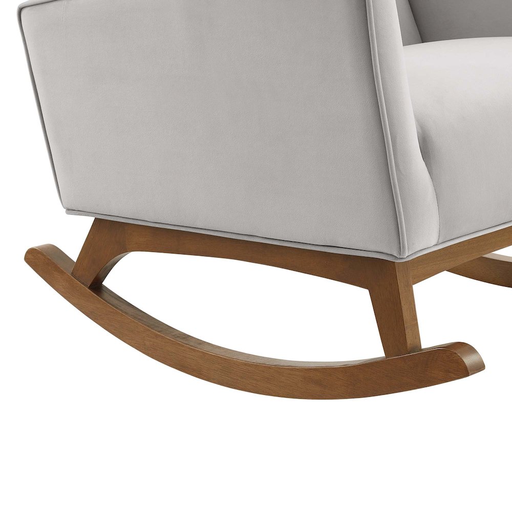 Sway Performance Velvet Rocking Chair. Picture 5