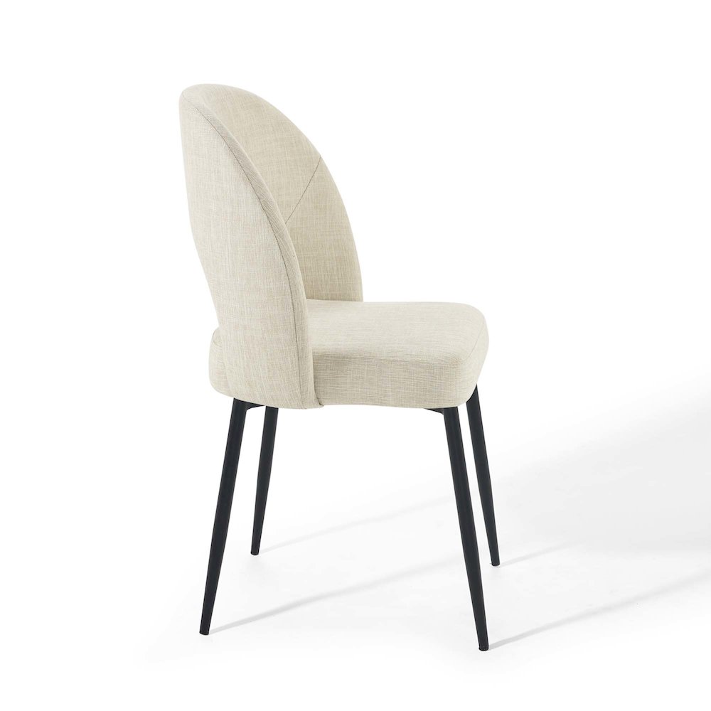 Rouse Upholstered Fabric Dining Side Chair Set of 2. Picture 4