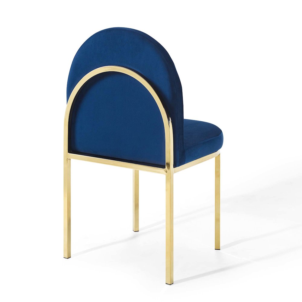 Isla Performance Velvet Dining Side Chair Set of 2. Picture 5
