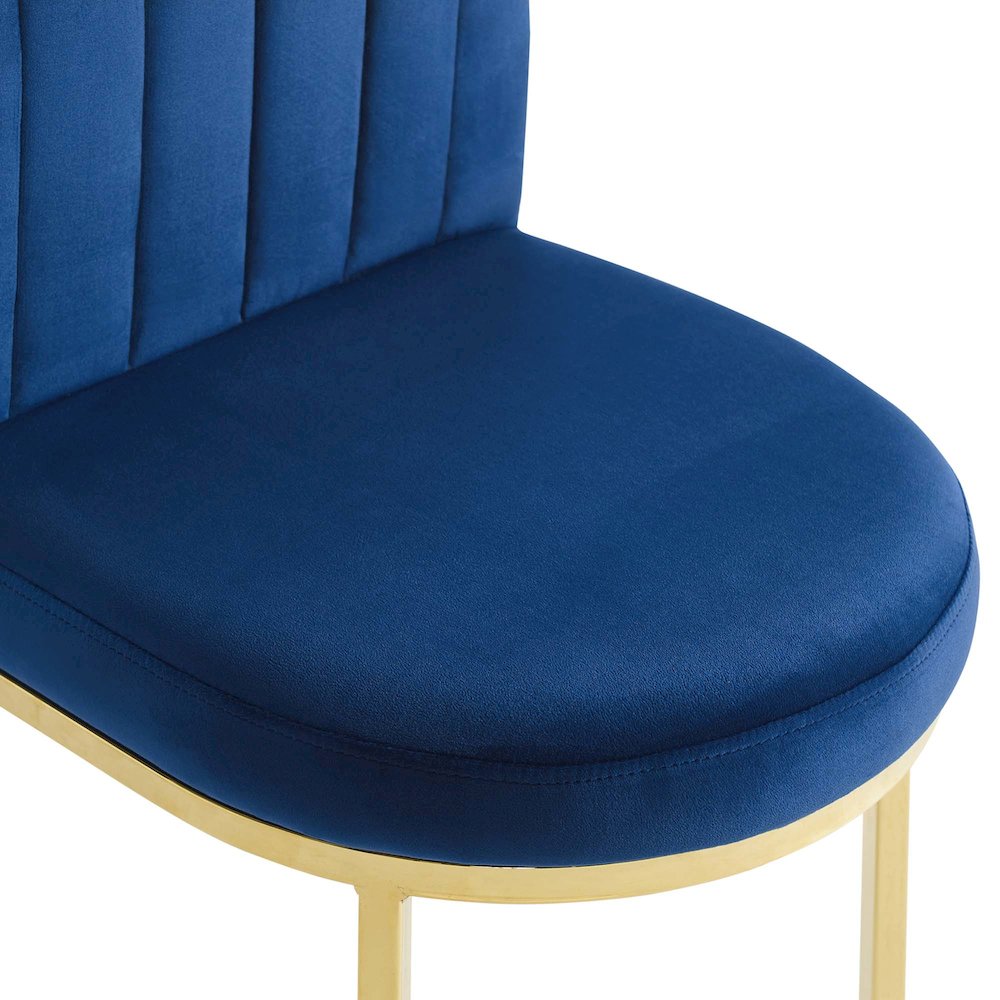 Isla Performance Velvet Dining Side Chair Set of 2. Picture 7
