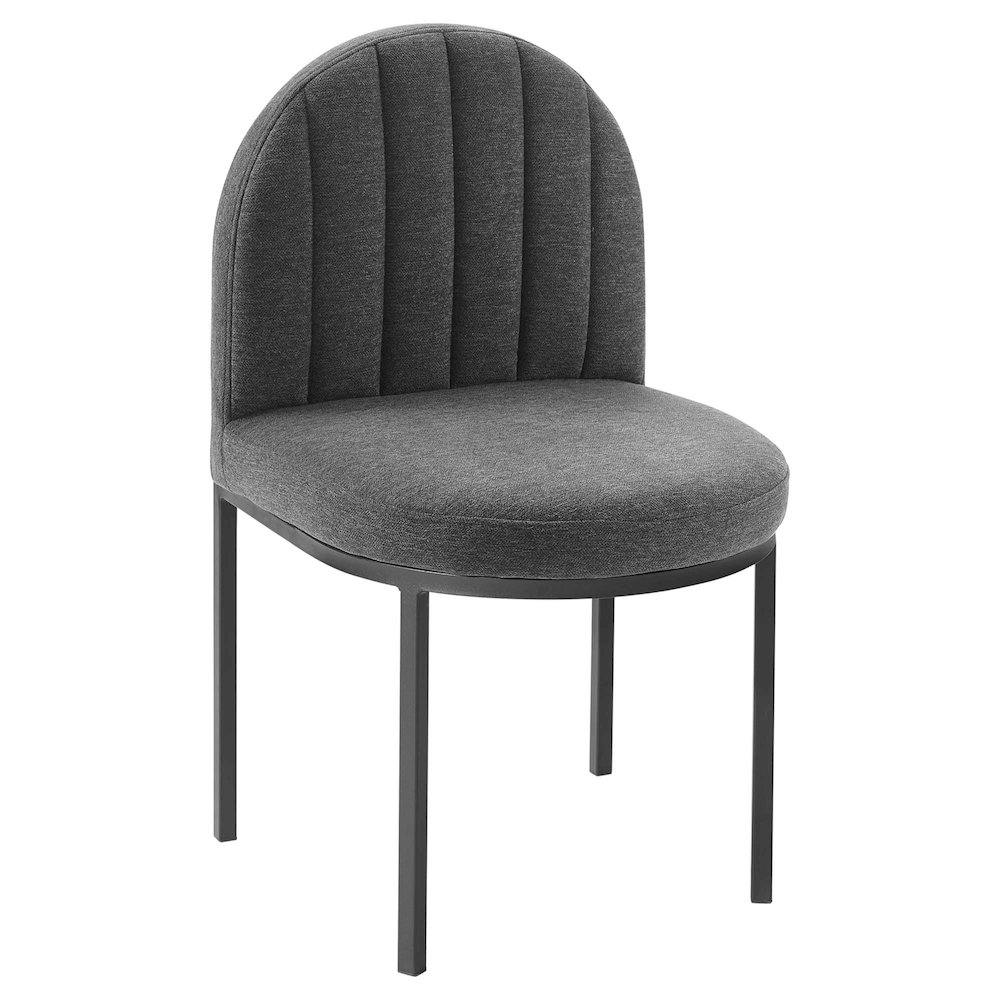 Isla Upholstered Fabric Dining Side Chair Set of 2. Picture 2
