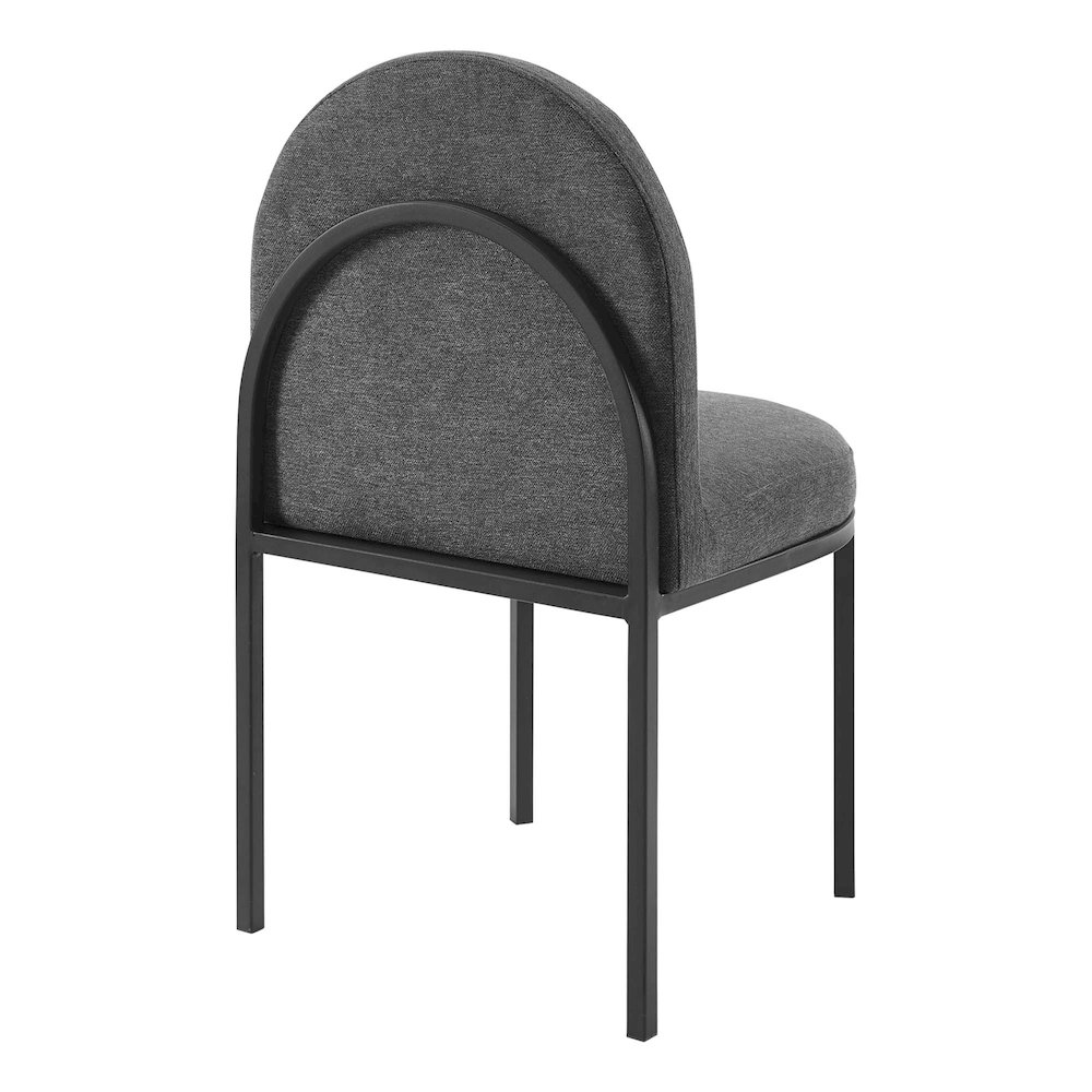 Isla Upholstered Fabric Dining Side Chair Set of 2. Picture 4