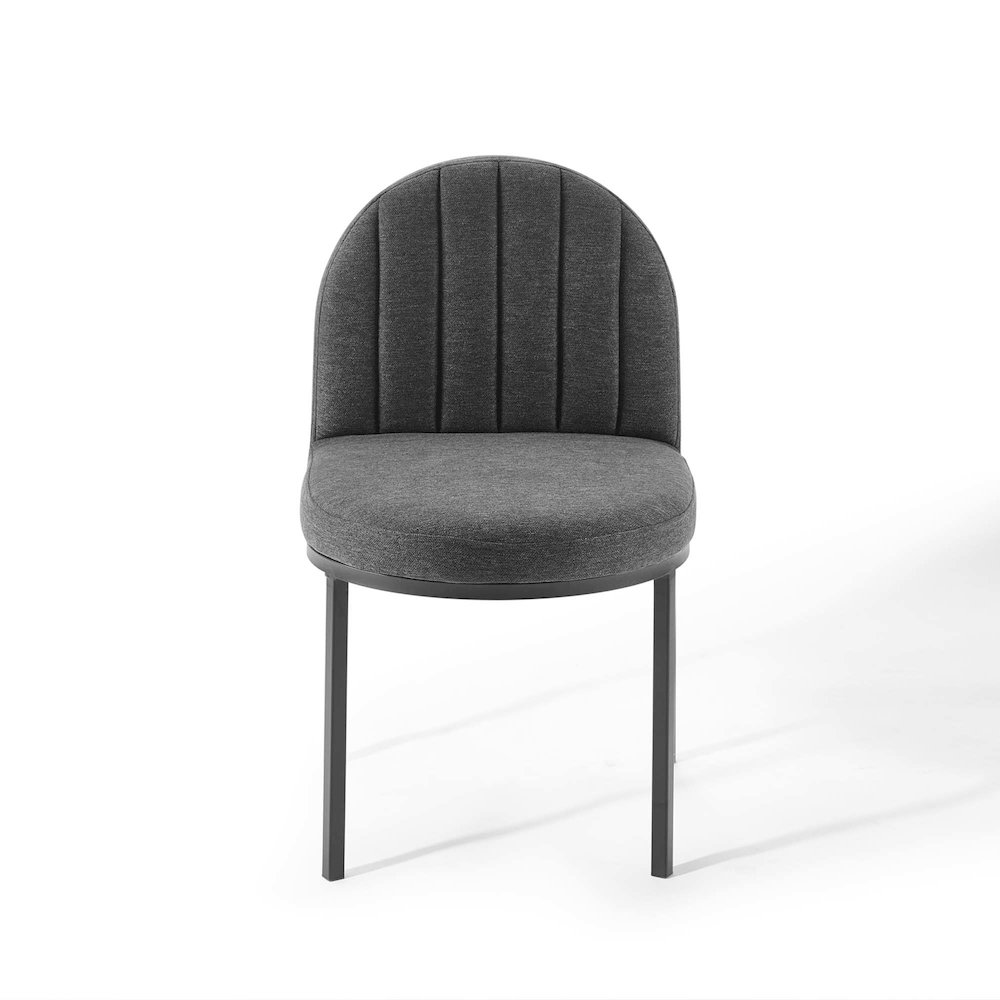 Isla Upholstered Fabric Dining Side Chair Set of 2. Picture 5