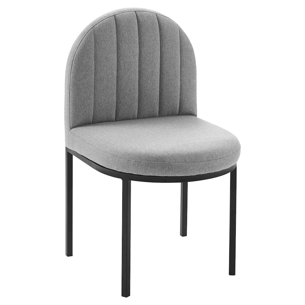 Isla Upholstered Fabric Dining Side Chair Set of 2. Picture 2