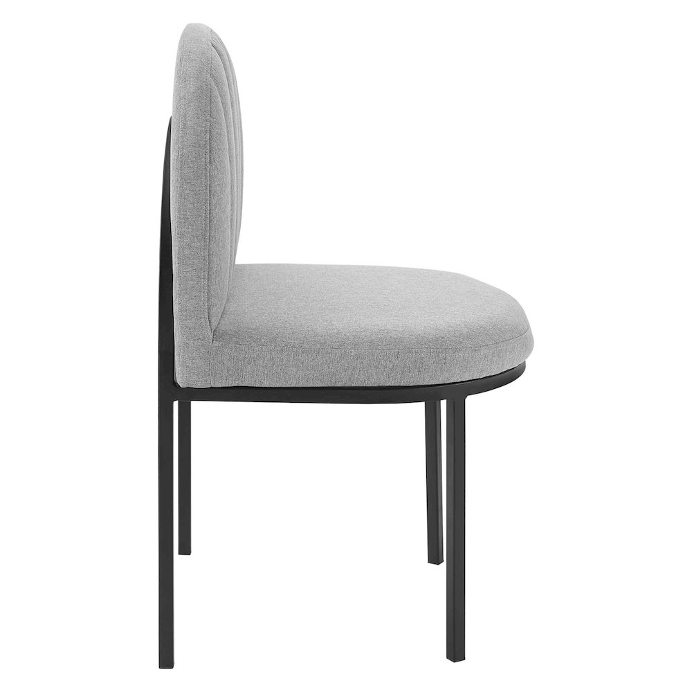 Isla Upholstered Fabric Dining Side Chair Set of 2. Picture 3