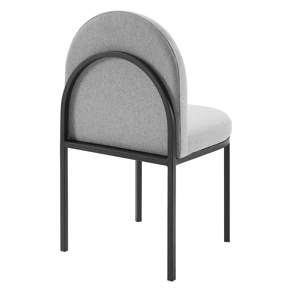 Isla Upholstered Fabric Dining Side Chair Set of 2. Picture 4