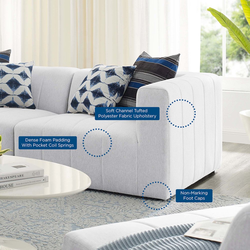 Bartlett 2-Piece Upholstered Fabric Loveseat. Picture 8