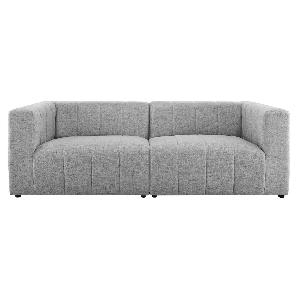 Bartlett 2-Piece Upholstered Fabric Loveseat. Picture 1