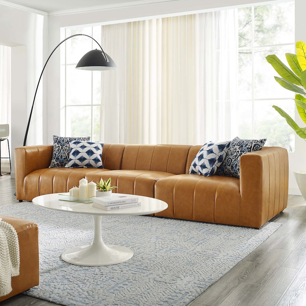 Bartlett 3-Piece Vegan Leather Sofa. Picture 11