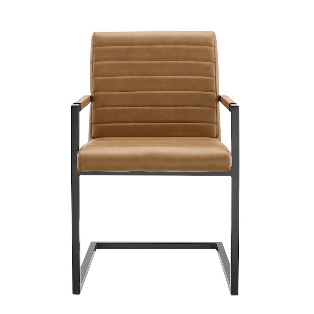Savoy Vegan Leather Dining Chairs Set of 2. Picture 7