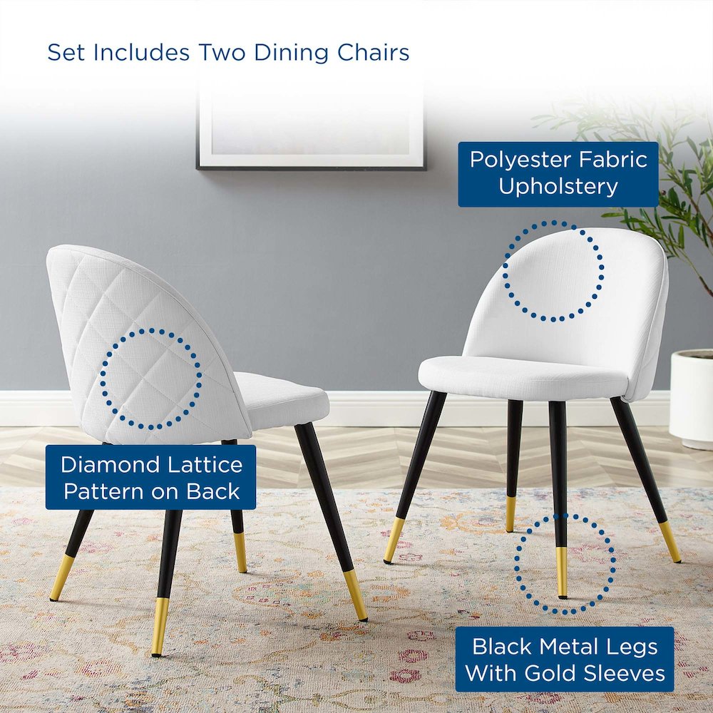 Cordial Dining Chairs Set of 2. Picture 8
