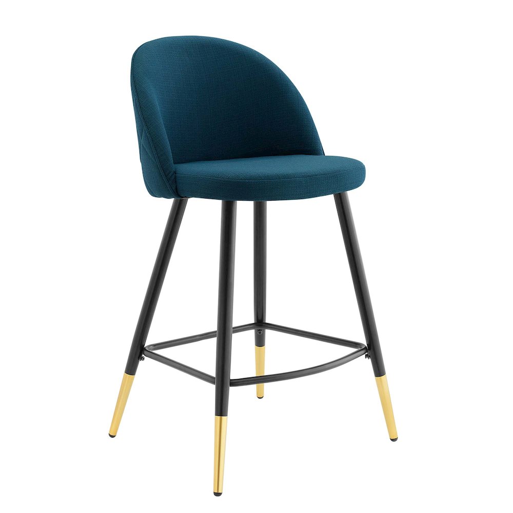 Cordial Fabric Counter Stools Set of 2. Picture 2