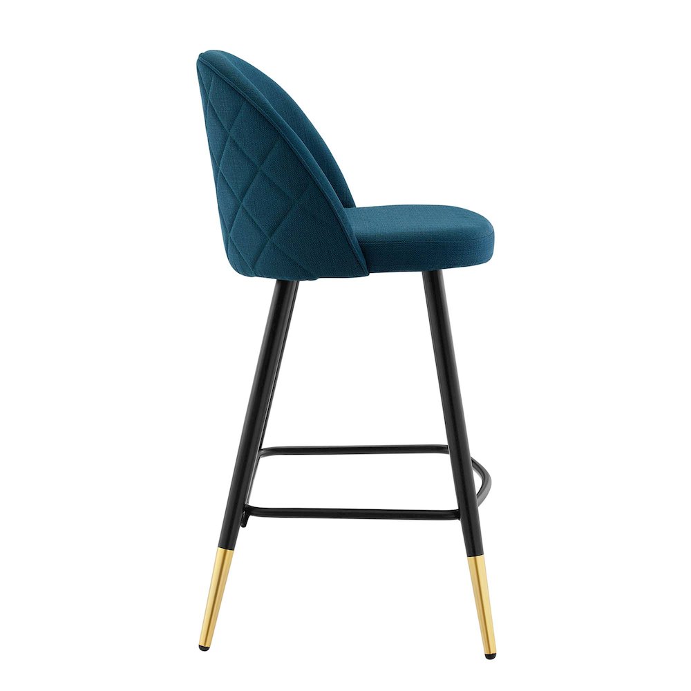 Cordial Fabric Counter Stools Set of 2. Picture 3