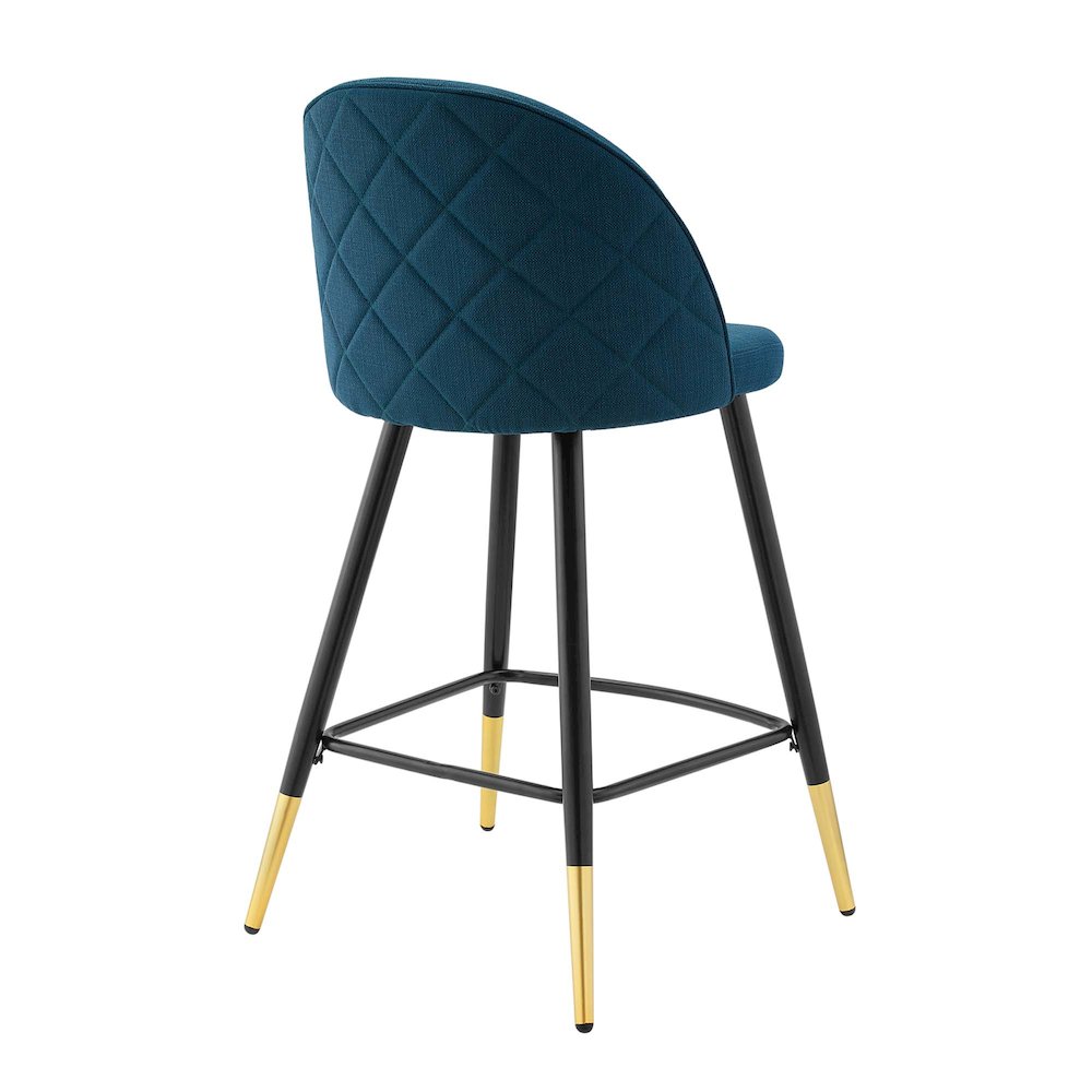 Cordial Fabric Counter Stools Set of 2. Picture 4