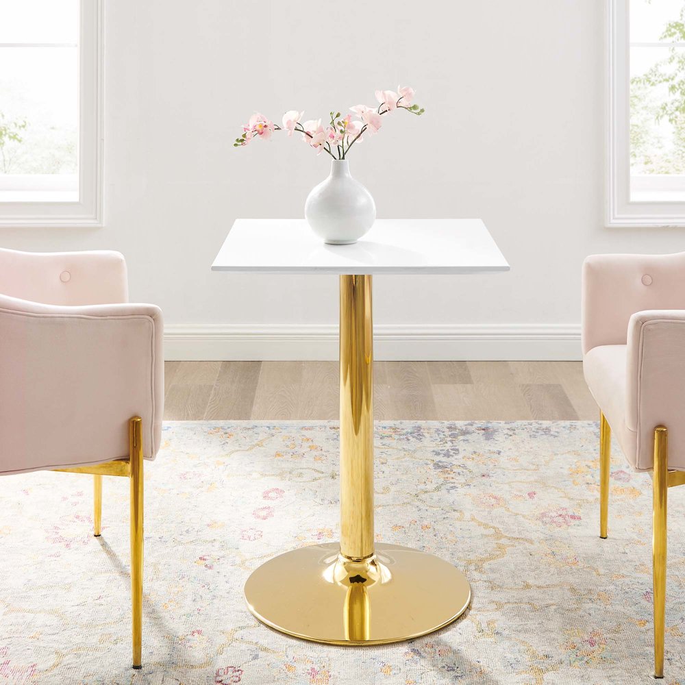Verne 24" Square Dining Table. Picture 4