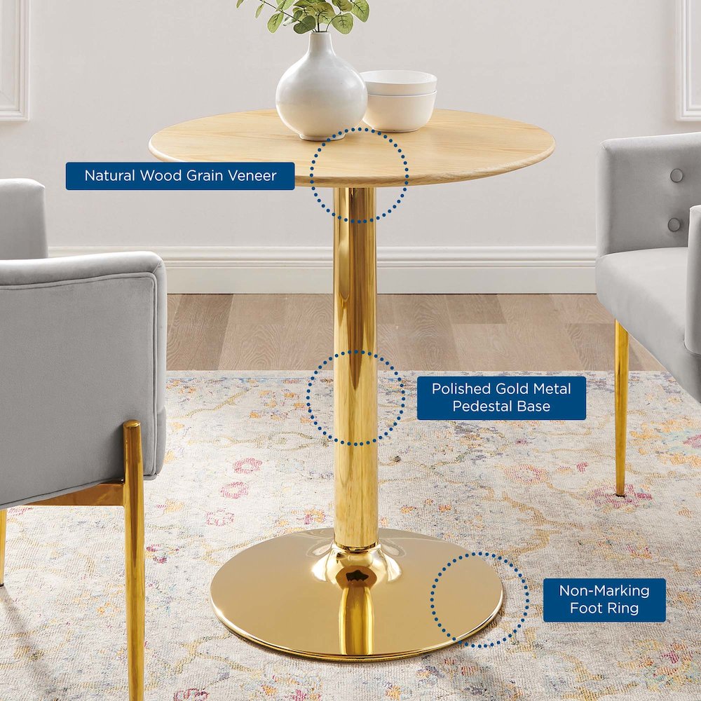 Verne 28" Dining Table. Picture 5