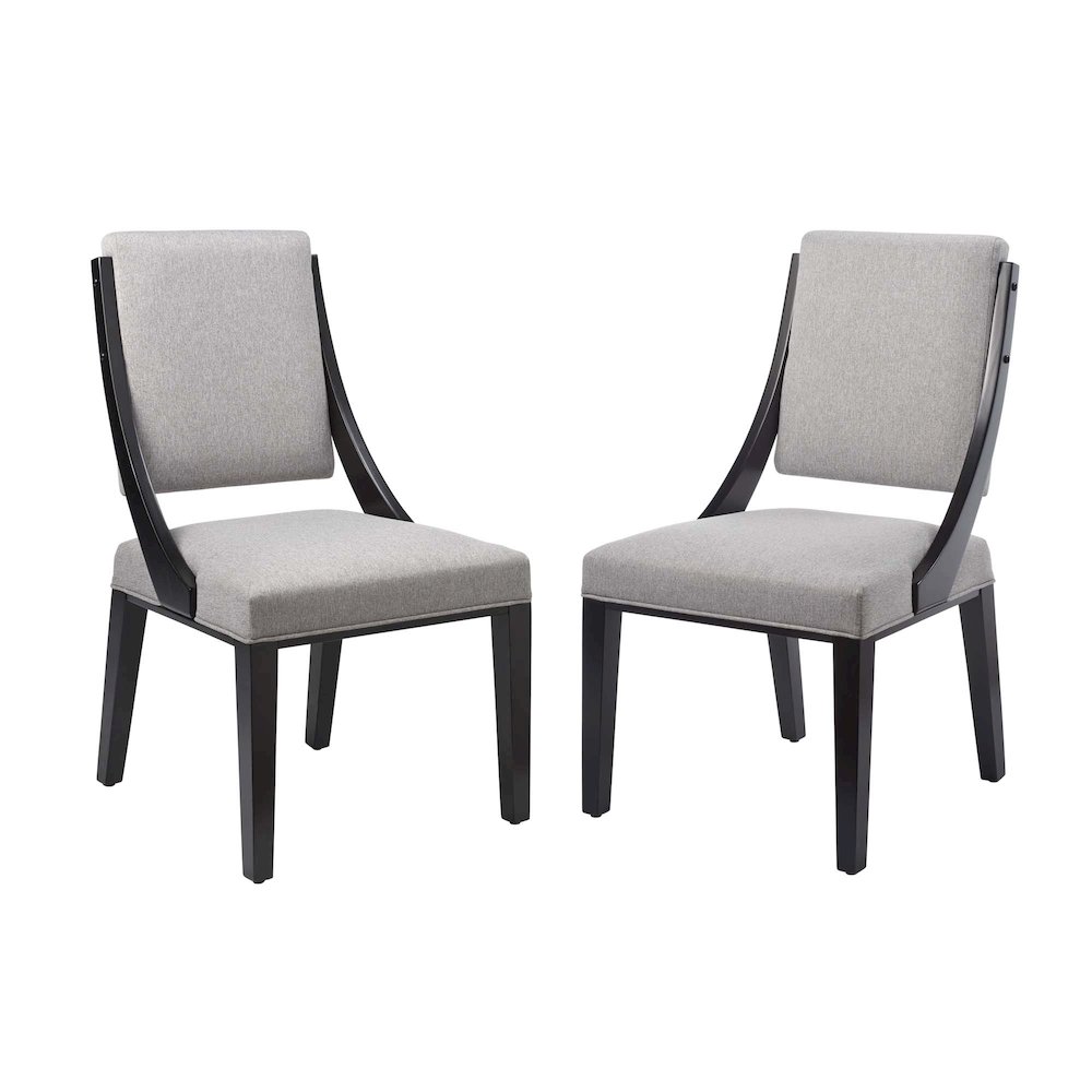 Cambridge Upholstered Fabric Dining Chairs Set of 2. Picture 1