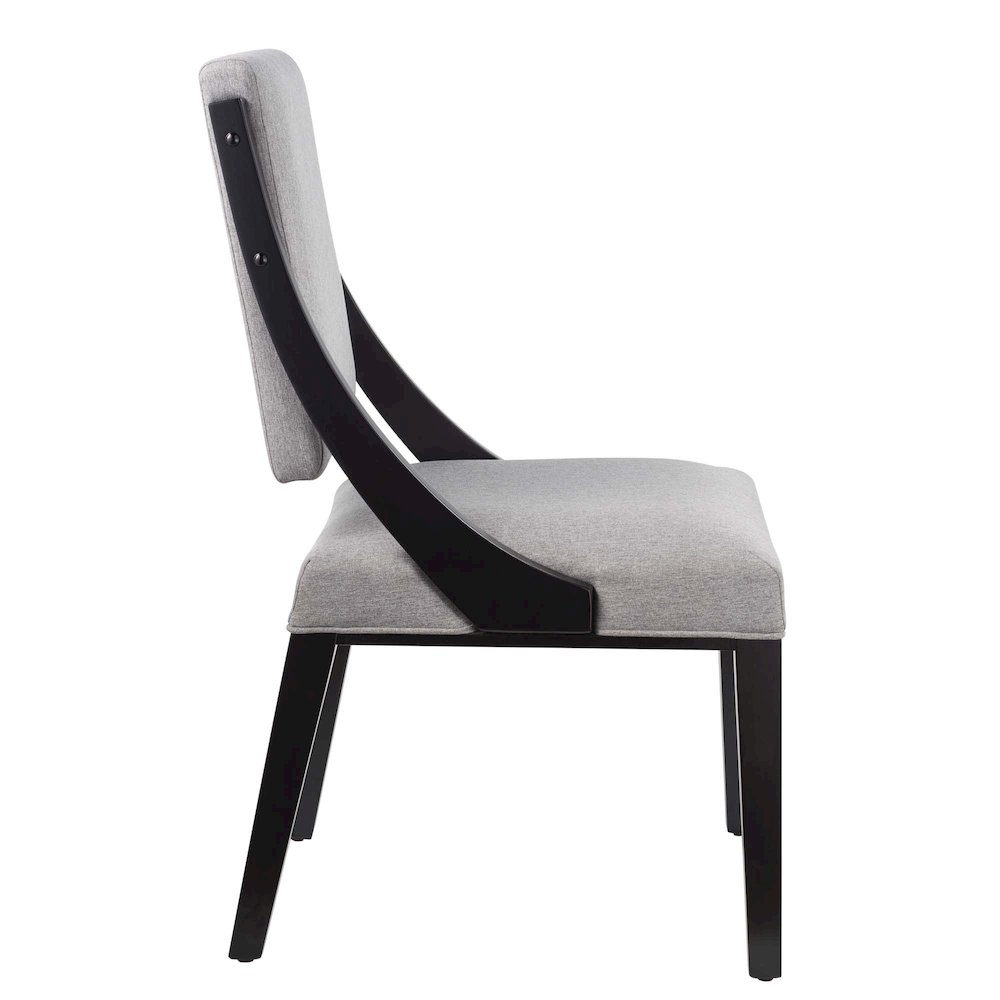Cambridge Upholstered Fabric Dining Chairs Set of 2. Picture 4