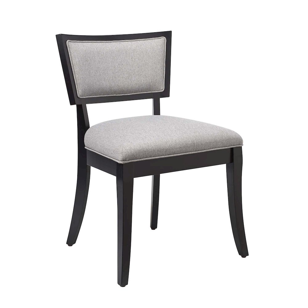 Pristine Upholstered Fabric Dining Chairs Set of 2. Picture 3