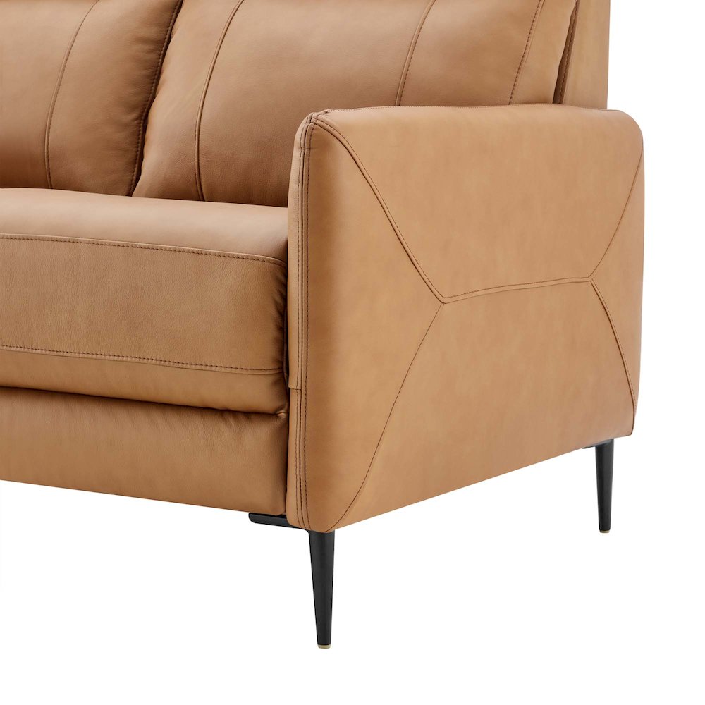 Huxley Leather Sofa. Picture 4