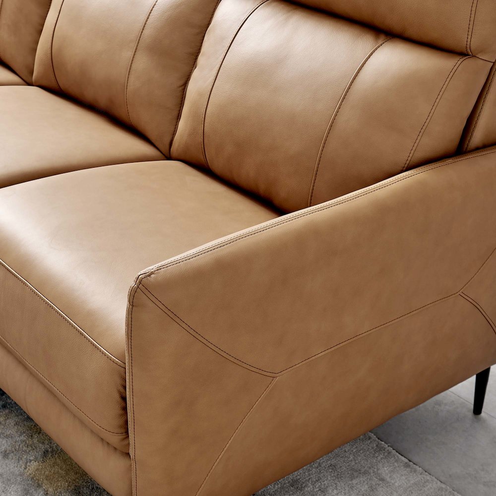 Huxley Leather Sofa. Picture 8