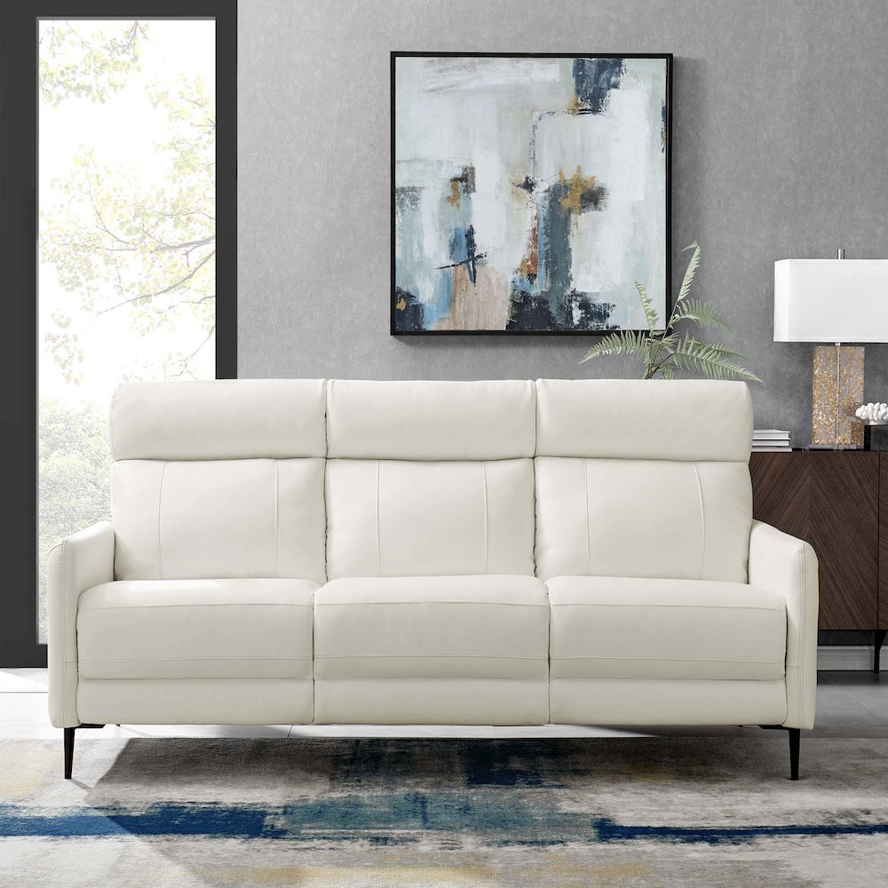 Huxley Leather Sofa. Picture 9
