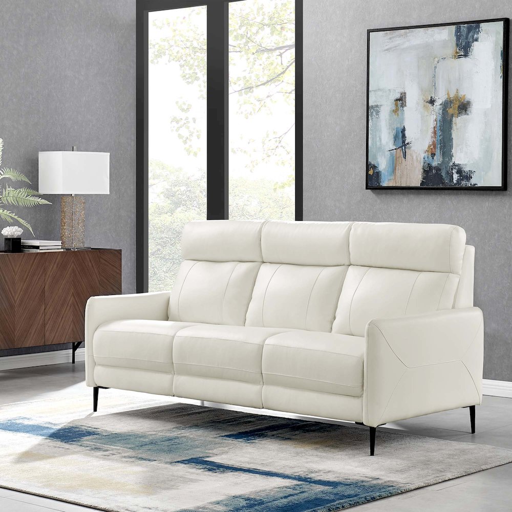 Huxley Leather Sofa. Picture 6