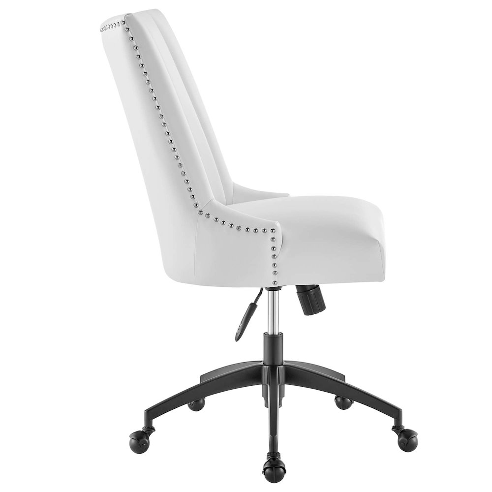 Empower Channel Tufted Vegan Leather Office Chair. Picture 2