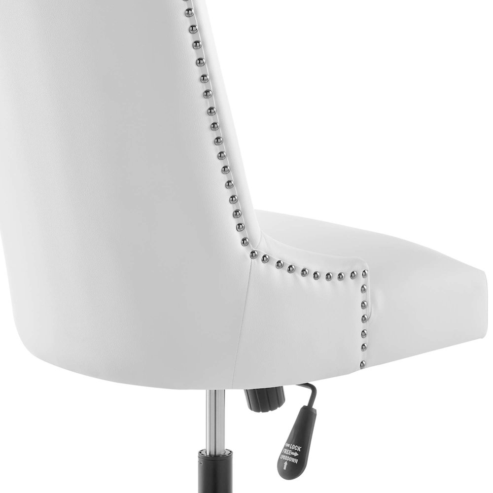 Empower Channel Tufted Vegan Leather Office Chair. Picture 6