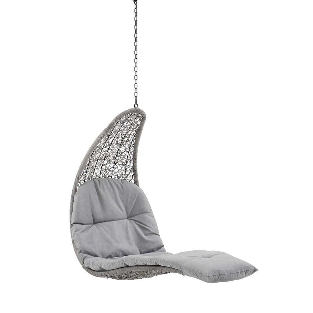 Landscape Hanging Chaise Lounge Outdoor Patio Swing Chair. Picture 1
